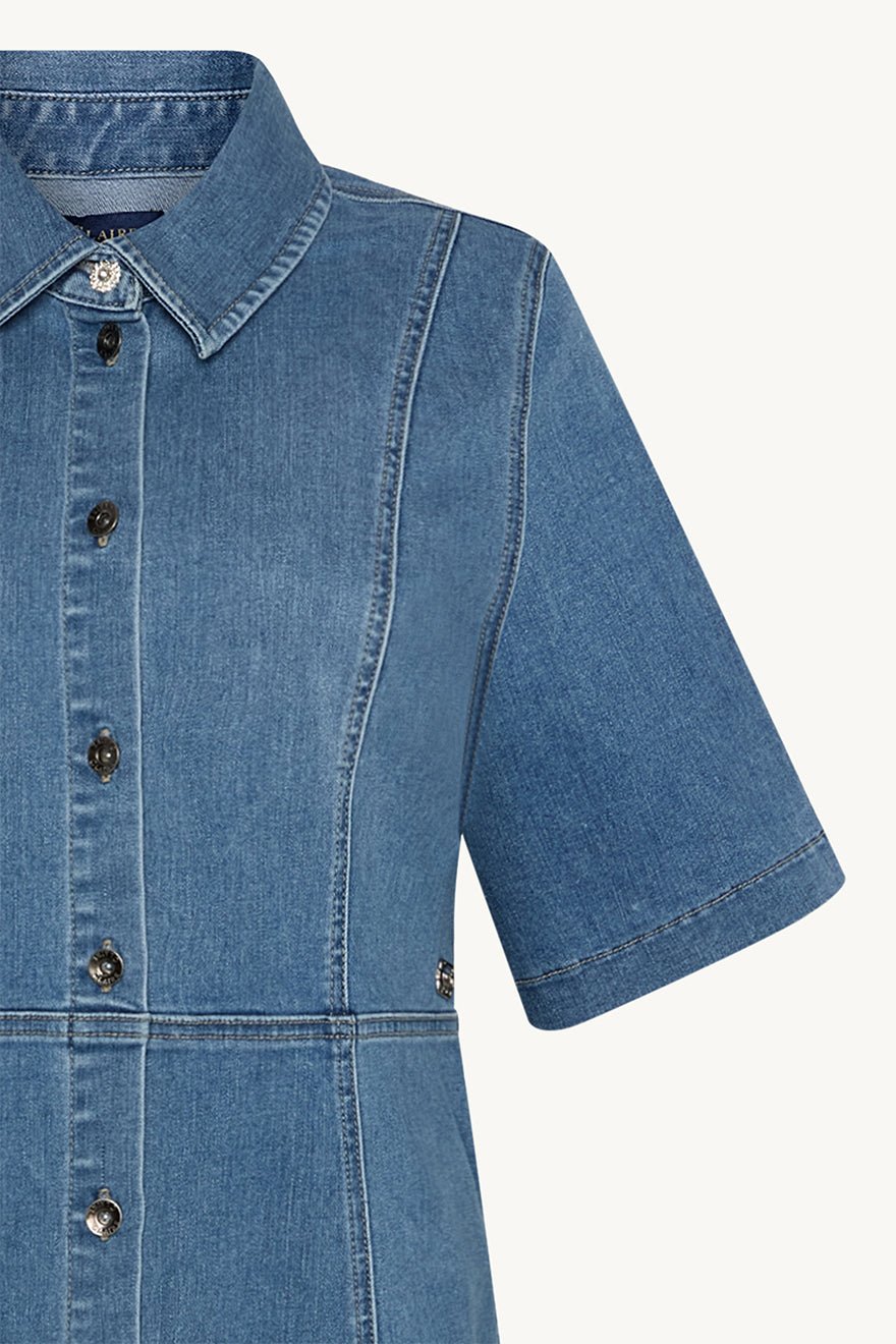 Daisymariia Dress Light Blue Denim | Kjoler | Smuk - Dameklær på nett