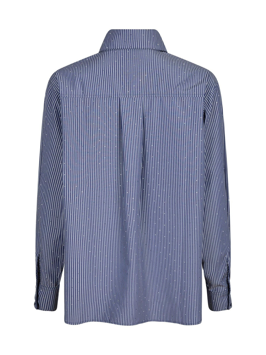 Dalma B Stripe Stone Shirt Dark Blue | Skjorter og bluser | Smuk - Dameklær på nett