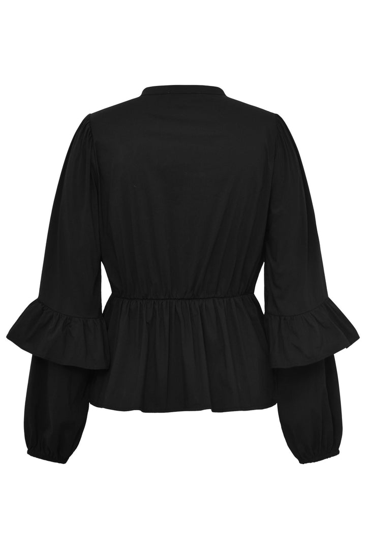 Daniela Shirt Black | Skjorter og bluser | Smuk - Dameklær på nett