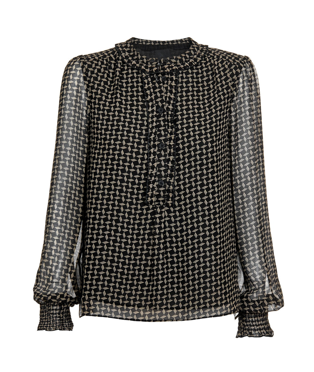 Daniella Blouse Black | Skjorter og bluser | Smuk - Dameklær på nett