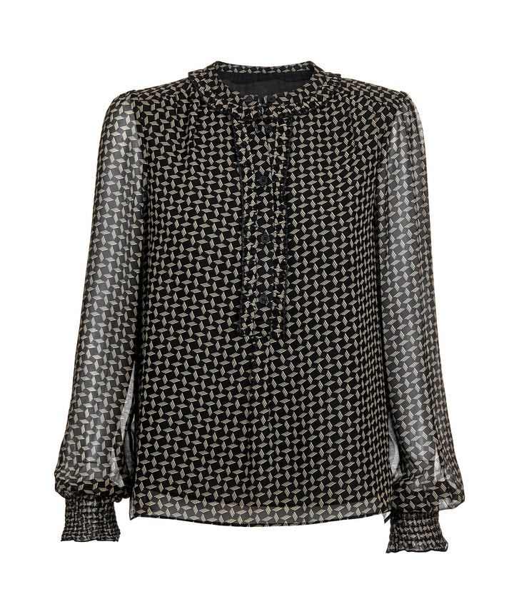 Daniella Blouse Black | Skjorter og bluser | Smuk - Dameklær på nett