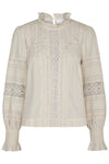 Ebba S Voile Blouse Ivory