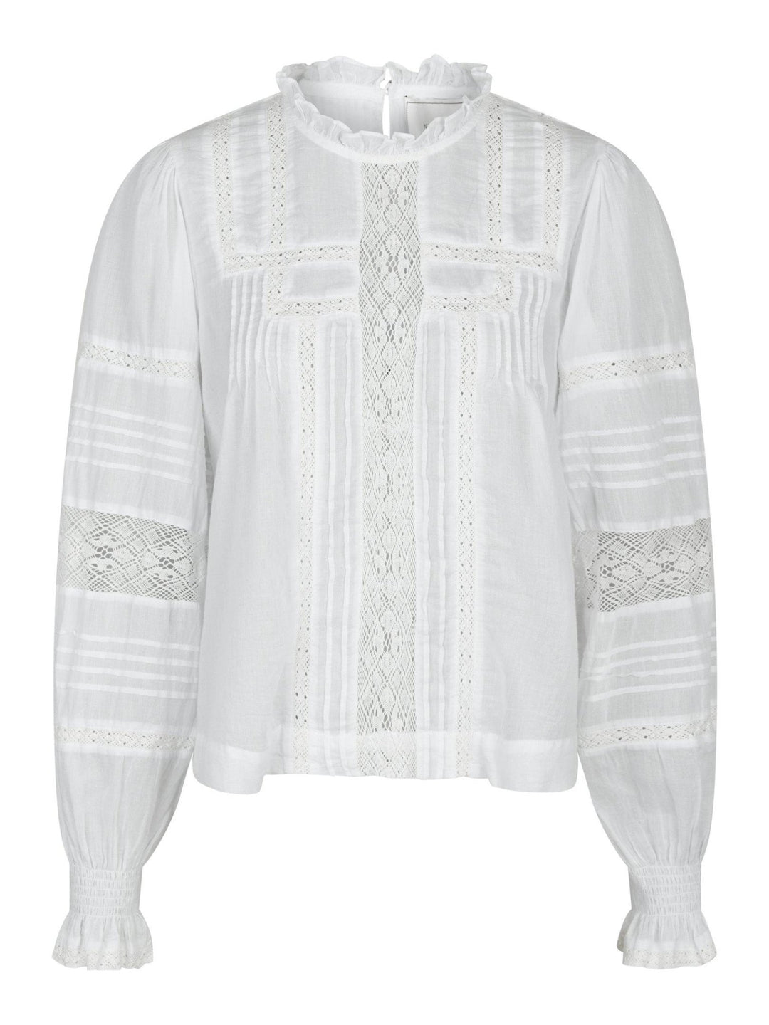 Ebba S Voile Blouse White | Skjorter og bluser | Smuk - Dameklær på nett