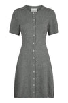 Elise Knit Dress Dark Grey Melange