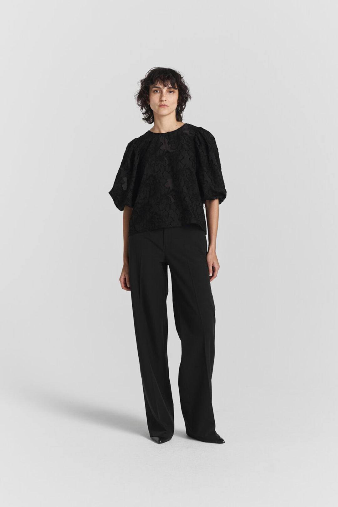 Emelie Blouse Black | Skjorter og bluser | Smuk - Dameklær på nett