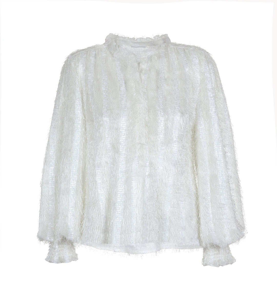 Erle Blouse Offwhite | Skjorter og bluser | Smuk - Dameklær på nett