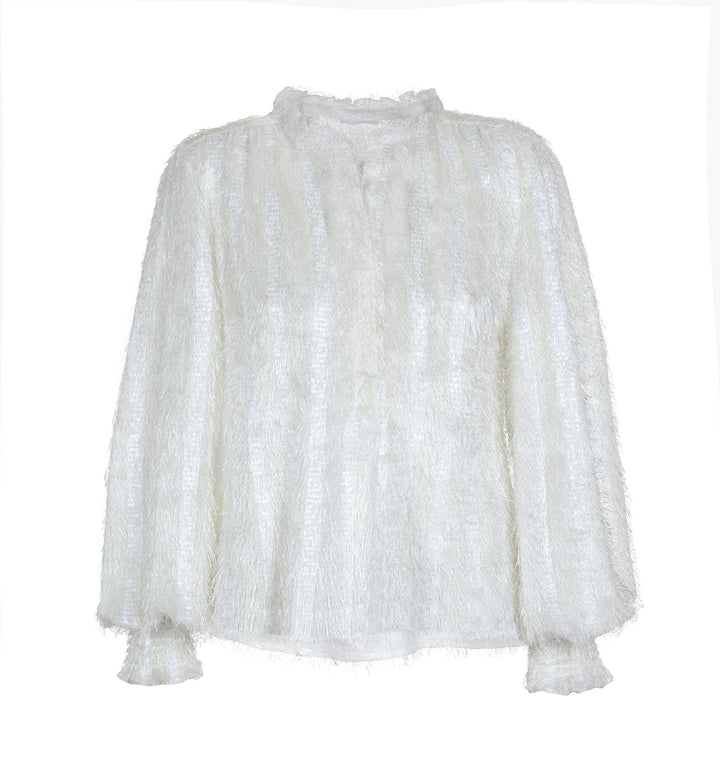 Erle Blouse Offwhite | Skjorter og bluser | Smuk - Dameklær på nett