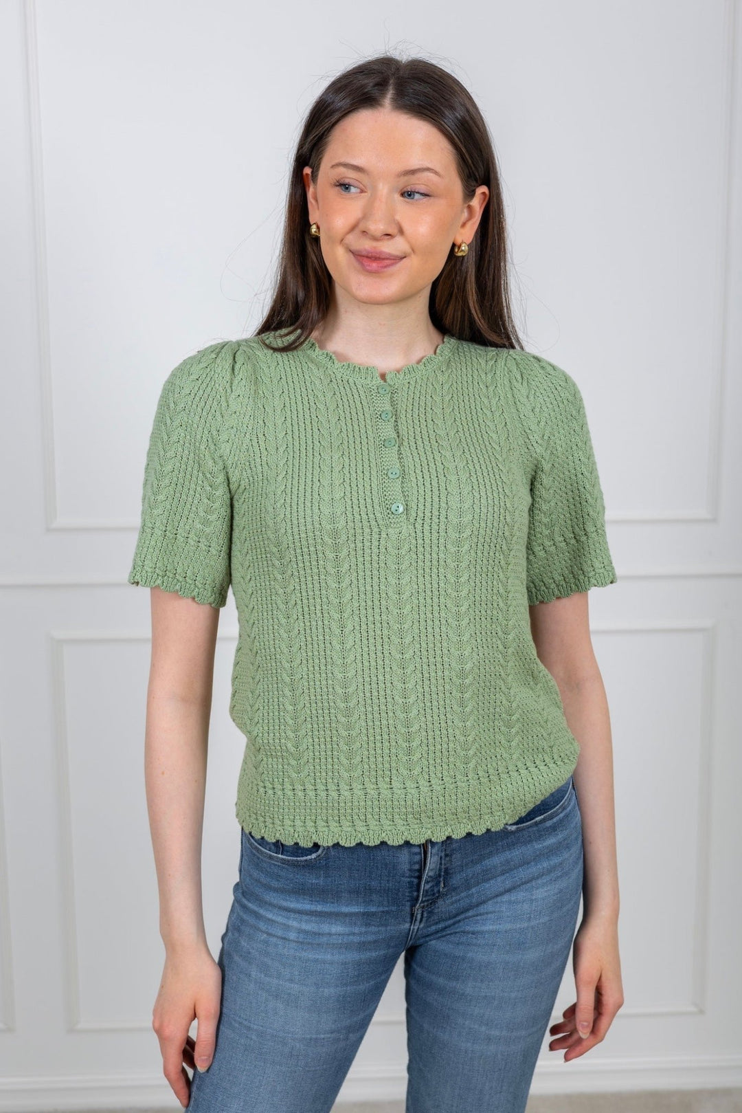 Esmeralda Pullover Pale Green | Genser | Smuk - Dameklær på nett