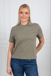 Essential Ss Boxy Tee Vetiver