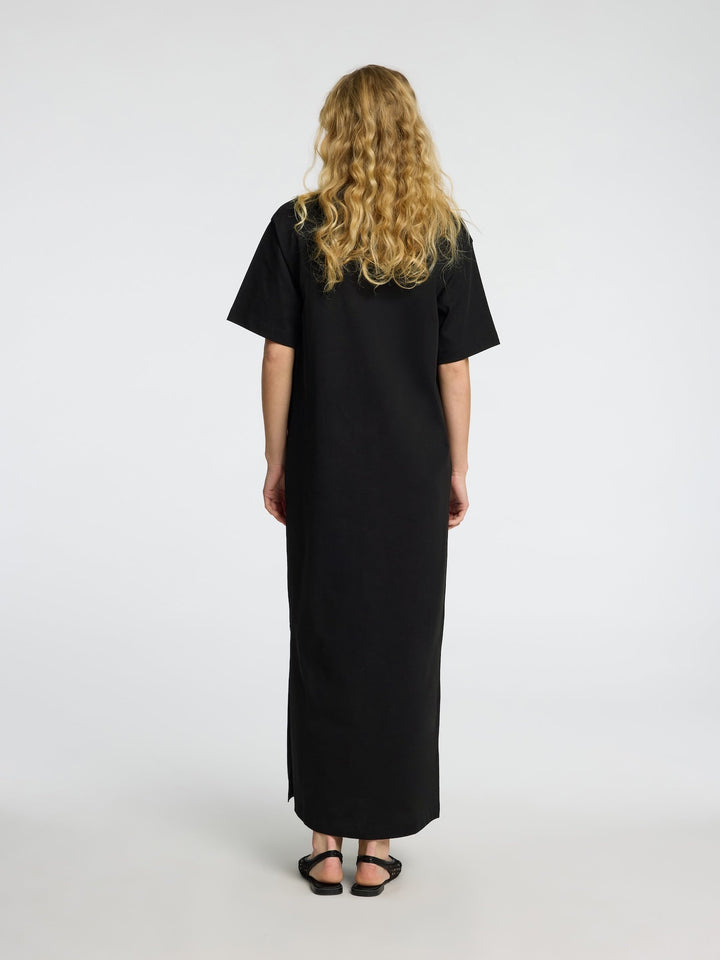 Essential Ss Pocket Ankle Dress Black | Kjoler | Smuk - Dameklær på nett