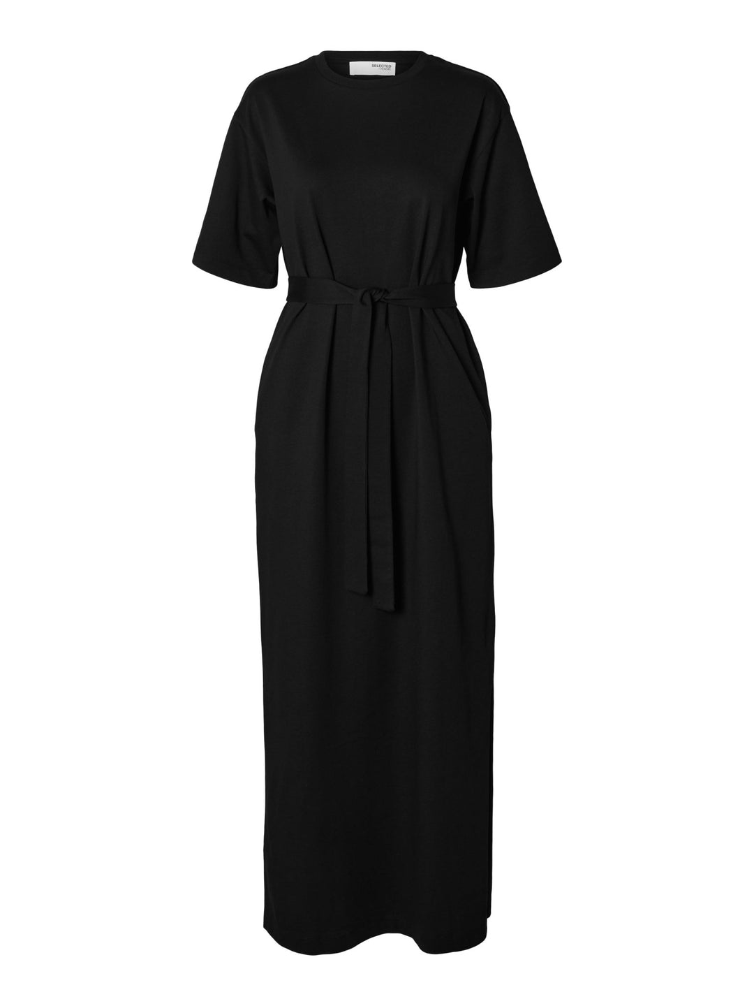 Essential Ss Pocket Ankle Dress Black | Kjoler | Smuk - Dameklær på nett