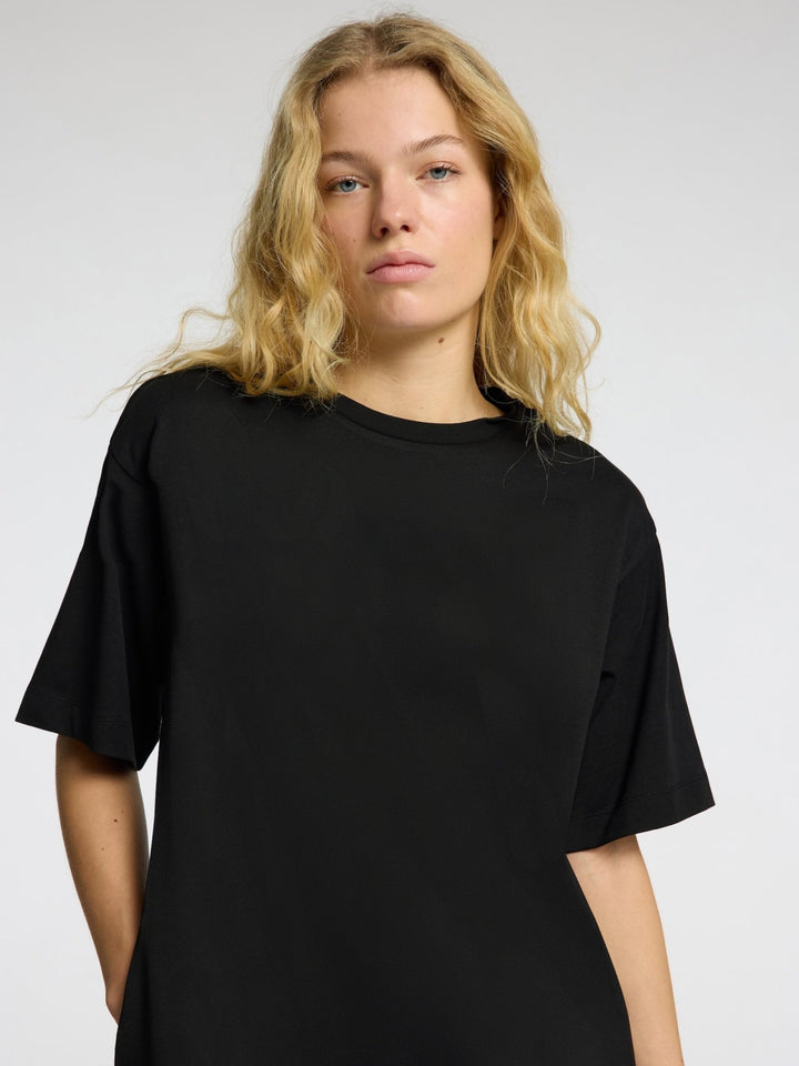 Essential Ss Pocket Ankle Dress Black | Kjoler | Smuk - Dameklær på nett