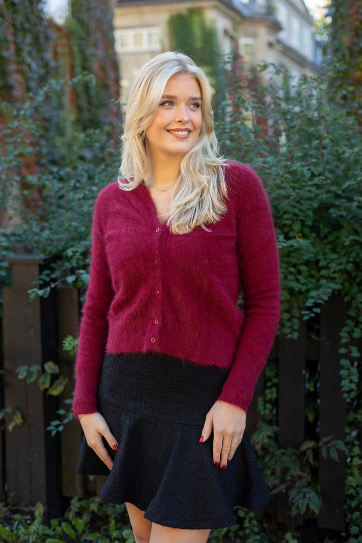 Eva Cardigan Wildberry | Genser | Smuk - Dameklær på nett