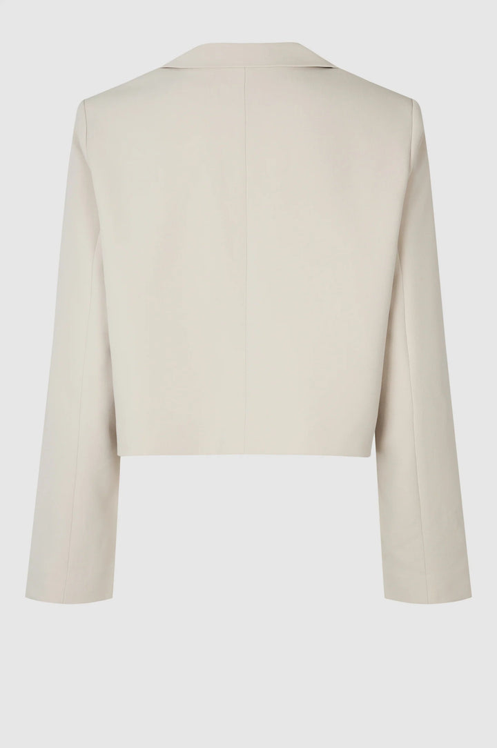 Evie Cropped Blazer Pumice Stone | Blazer | Smuk - Dameklær på nett