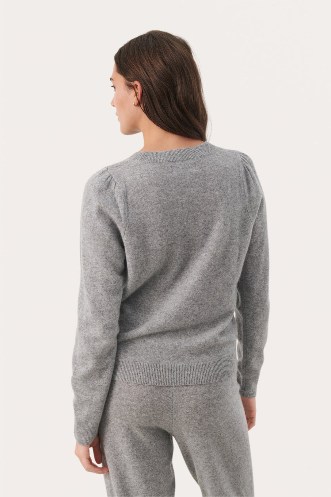 Evinapw Pullover Grey Melange | Genser | Smuk - Dameklær på nett