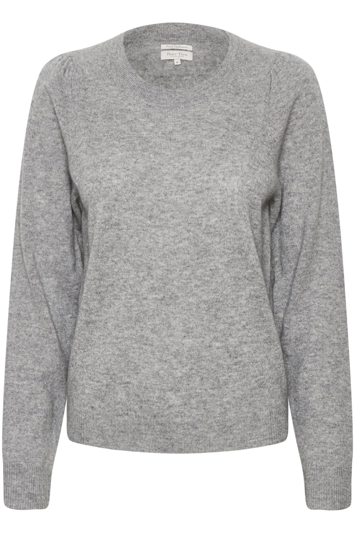 Evinapw Pullover Grey Melange | Genser | Smuk - Dameklær på nett