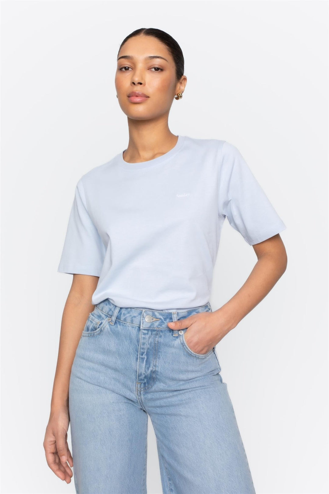 Ezra Tee Light Blue | Topper | Smuk - Dameklær på nett