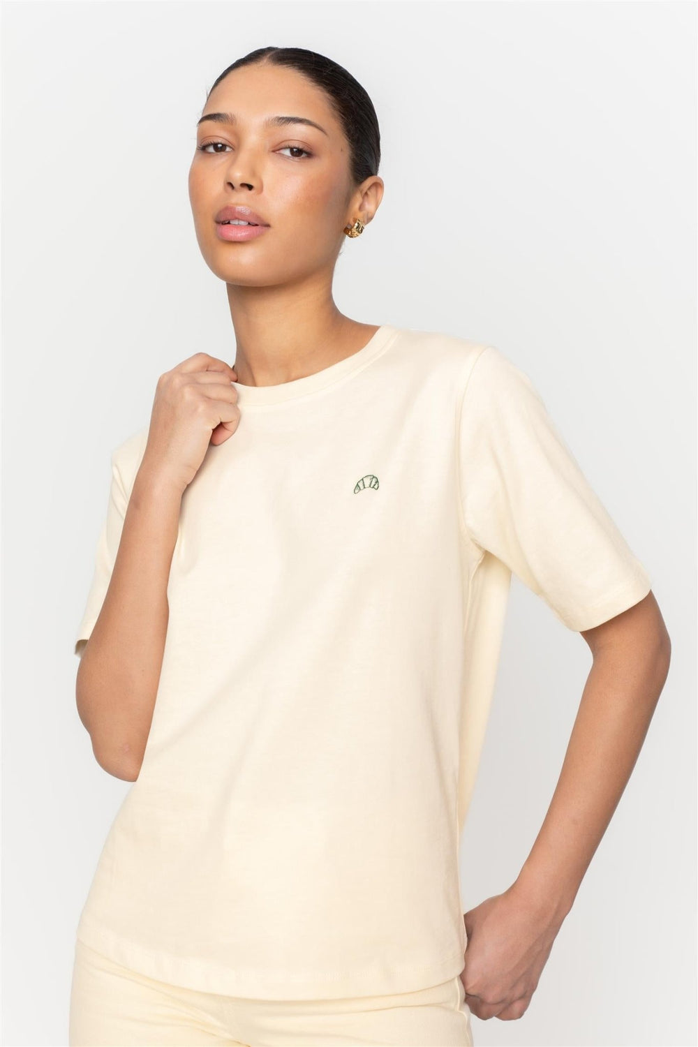 Ezra Tee Light Yellow | Topper | Smuk - Dameklær på nett