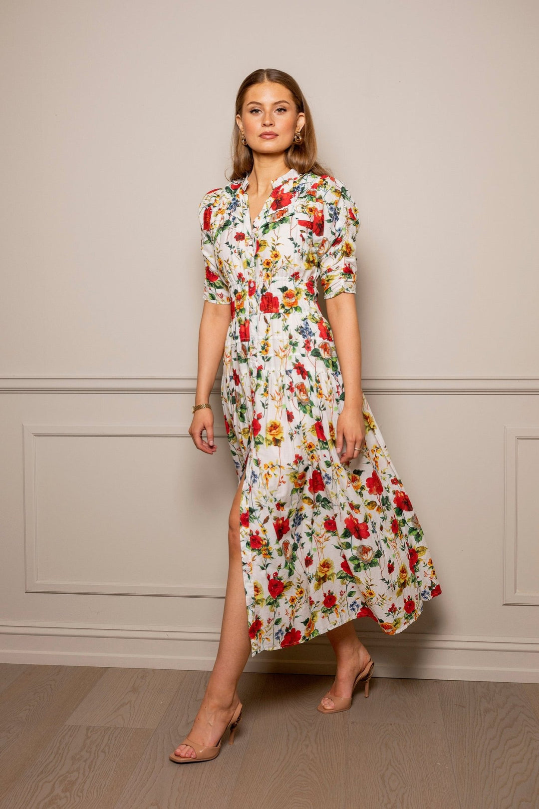 Fabienne Dress Floral | Kjoler | Smuk - Dameklær på nett