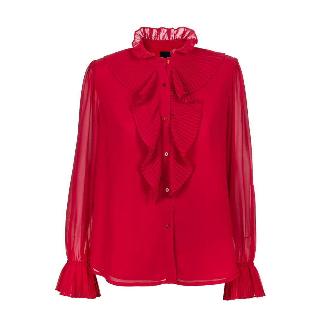 Frida Blouse Red | Skjorter og bluser | Smuk - Dameklær på nett