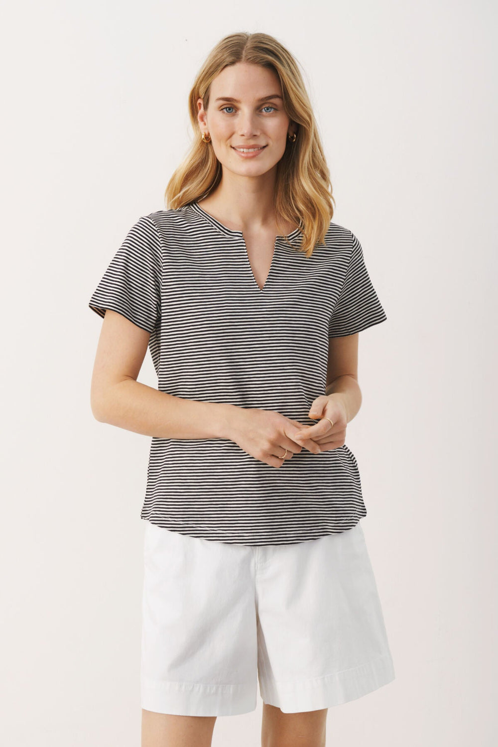 Gesinaspw T-Shirt Black Stripe | Skjorter og bluser | Smuk - Dameklær på nett