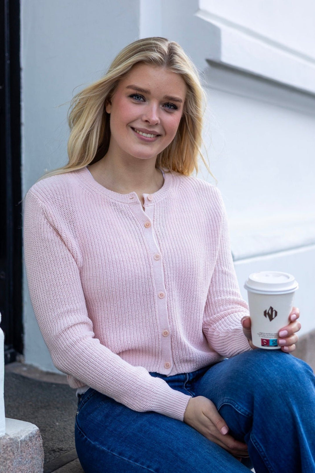 Gigiapw Cardigan Mauve Chalk | Genser | Smuk - Dameklær på nett