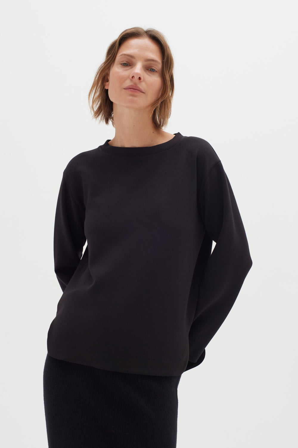 Gincentiw Crewneck Black | Genser | Smuk - Dameklær på nett