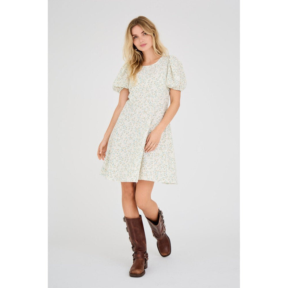 Gino Dress Pale Mint/Off White | Kjoler | Smuk - Dameklær på nett