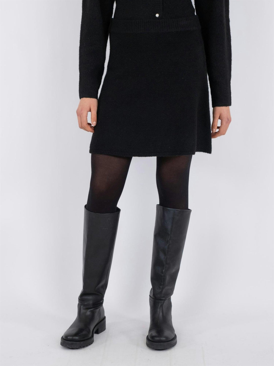 Gisa Knit Skirt Black | Genser | Smuk - Dameklær på nett