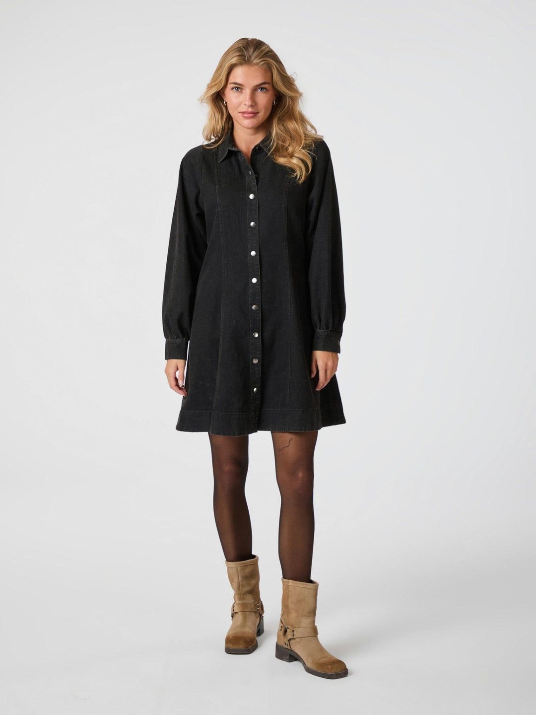 Hanne Denim Dress Black | Kjoler | Smuk - Dameklær på nett