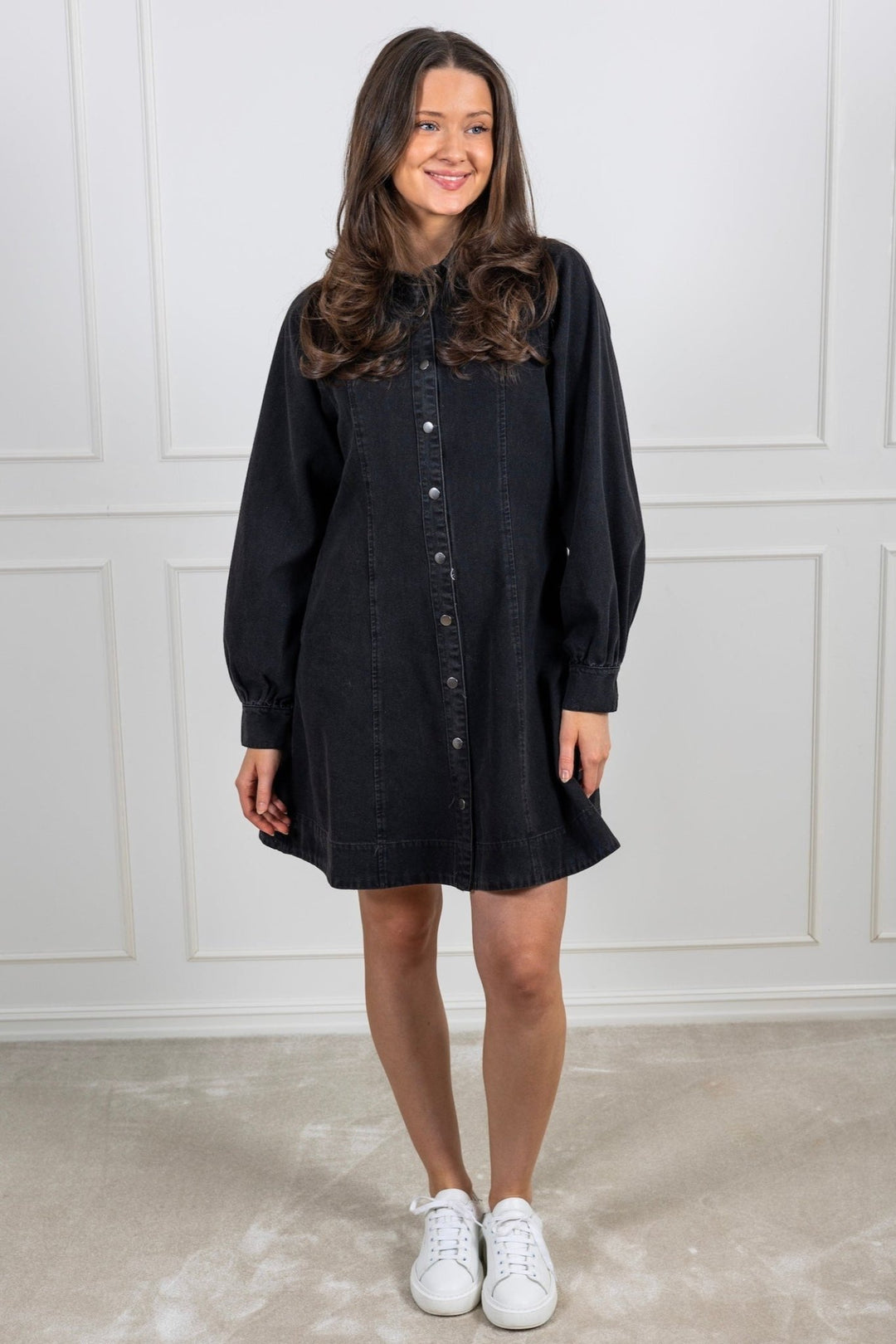 Hanne Denim Dress Black | Kjoler | Smuk - Dameklær på nett