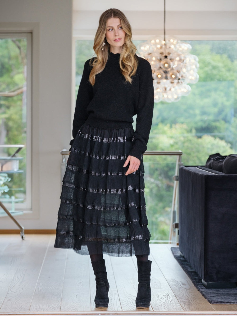 Hedda Skirt Black | Skjørt | Smuk - Dameklær på nett