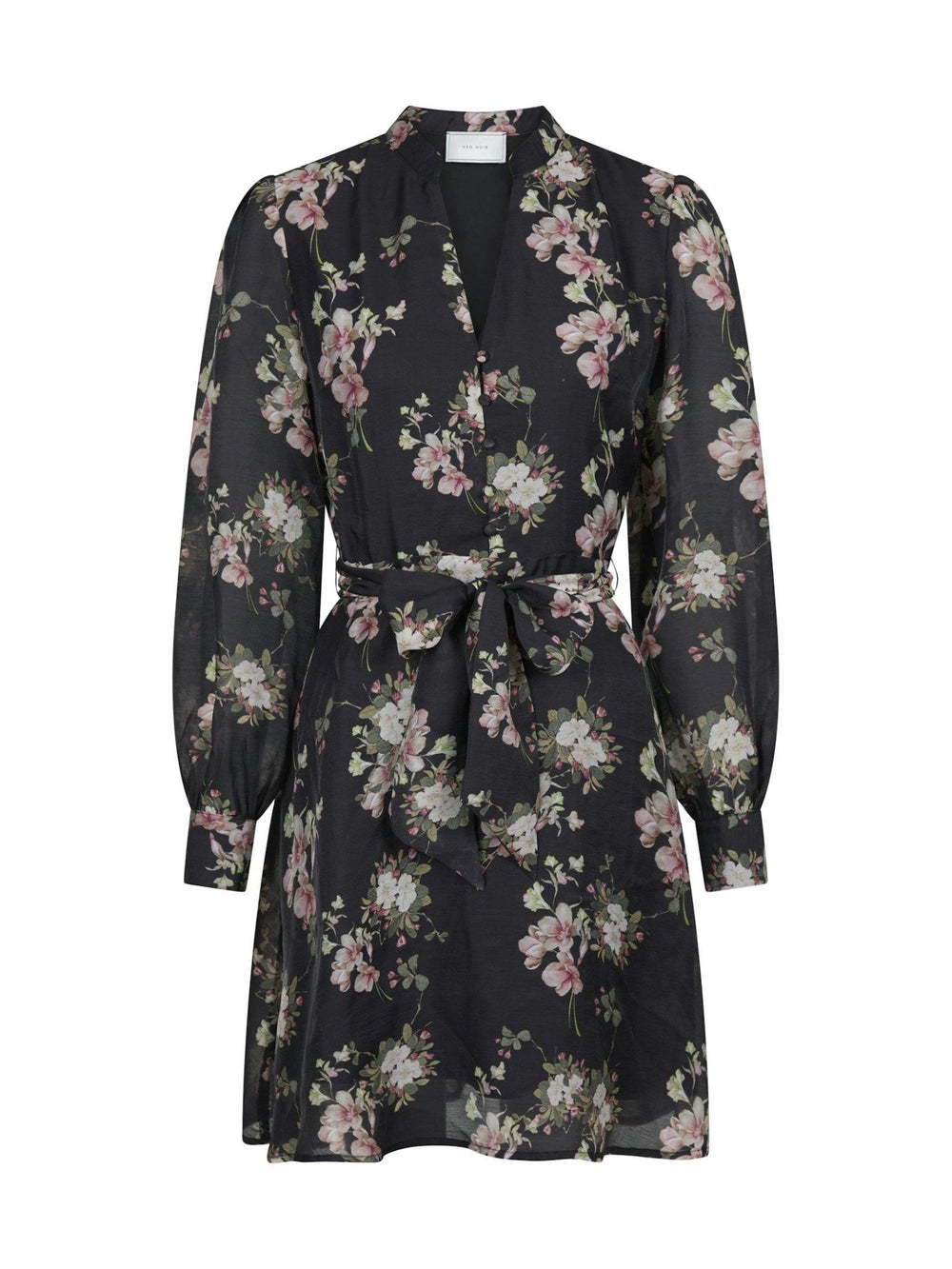 Heidi Print Flower Dress Black | Kjoler | Smuk - Dameklær på nett