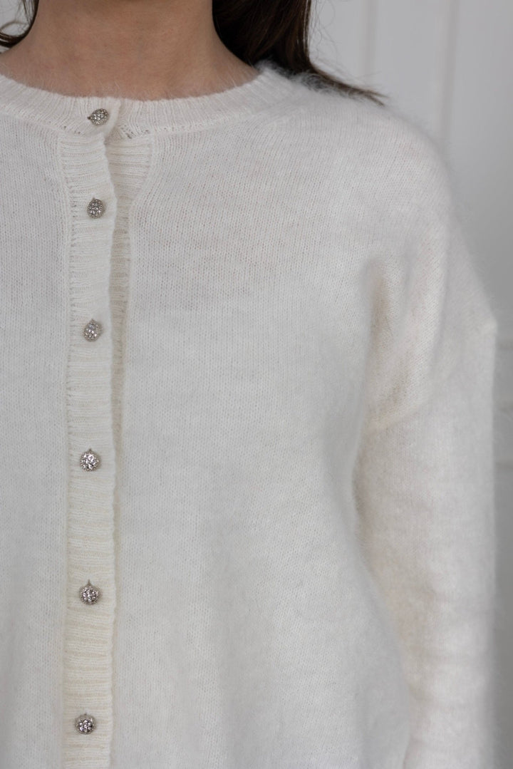 Hermine Cardigan Offwhite | Genser | Smuk - Dameklær på nett