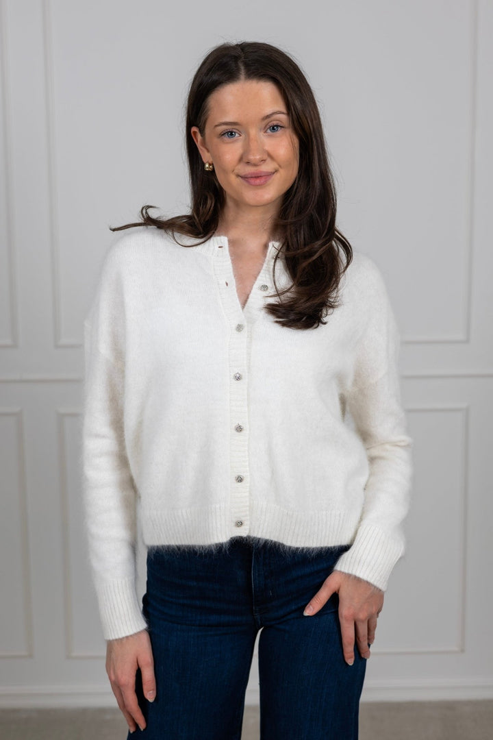 Hermine Cardigan Offwhite | Genser | Smuk - Dameklær på nett