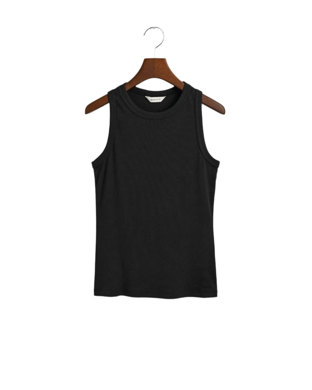 High Neck Ribbed Tank Top black | Skjorter og bluser | Smuk - Dameklær på nett