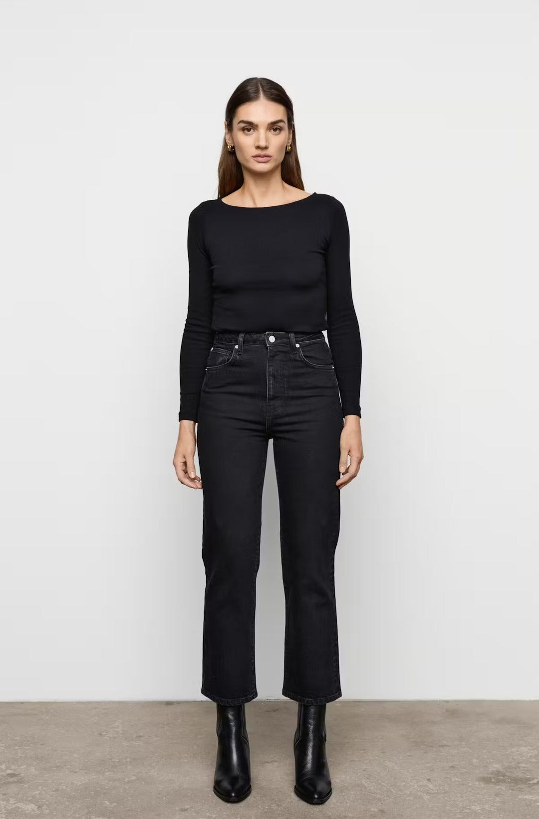 Holly Jeans Washed Black | Bukser | Smuk - Dameklær på nett