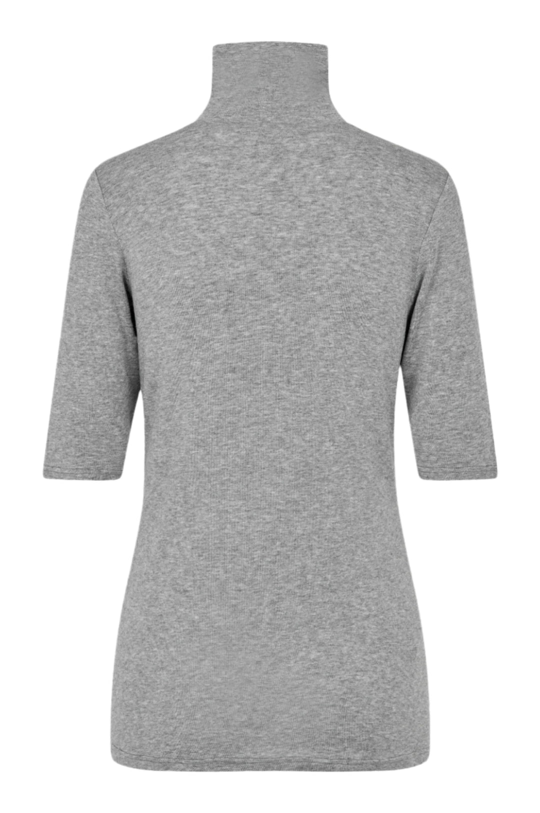 Honor Ss T - Neck Tee Grey Melange | Topper | Smuk - Dameklær på nett