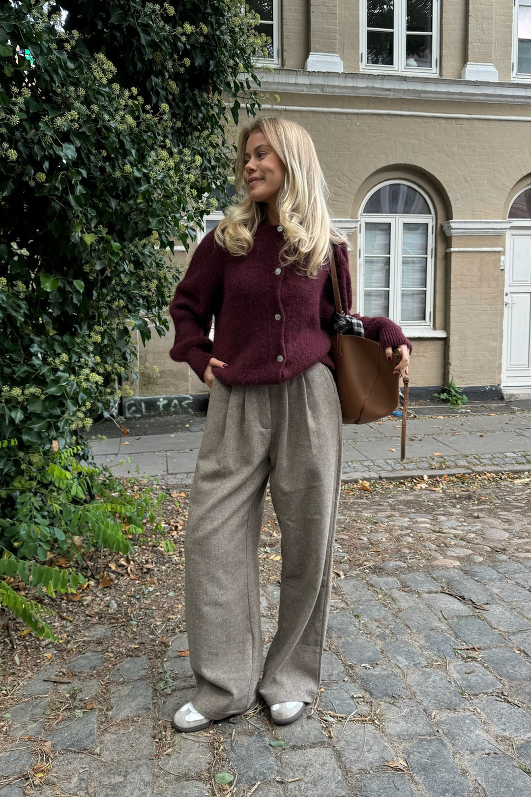 Idaic Cardigan Bordeaux | Genser | Smuk - Dameklær på nett