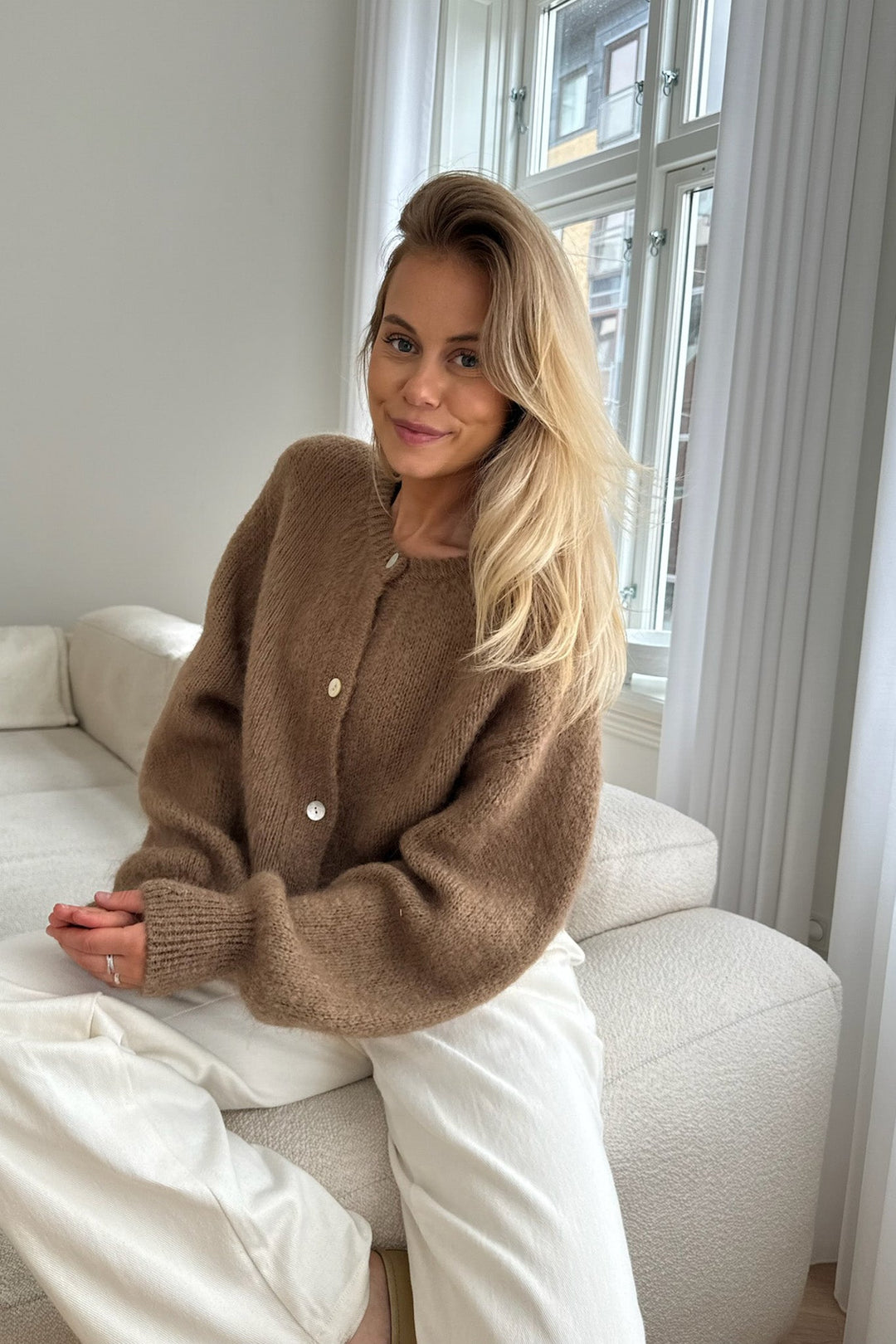 Idaic Cardigan Camel | Genser | Smuk - Dameklær på nett