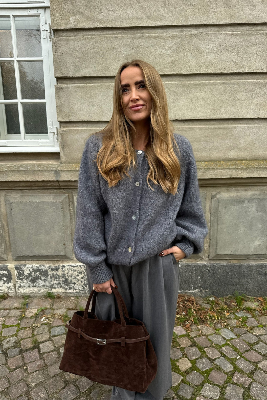 Idaic Cardigan Dark Grey | Genser | Smuk - Dameklær på nett