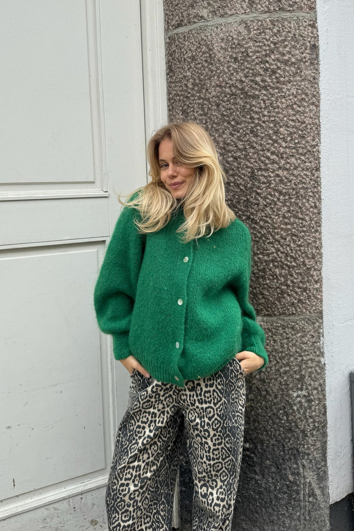 Idaic Cardigan Green | Genser | Smuk - Dameklær på nett