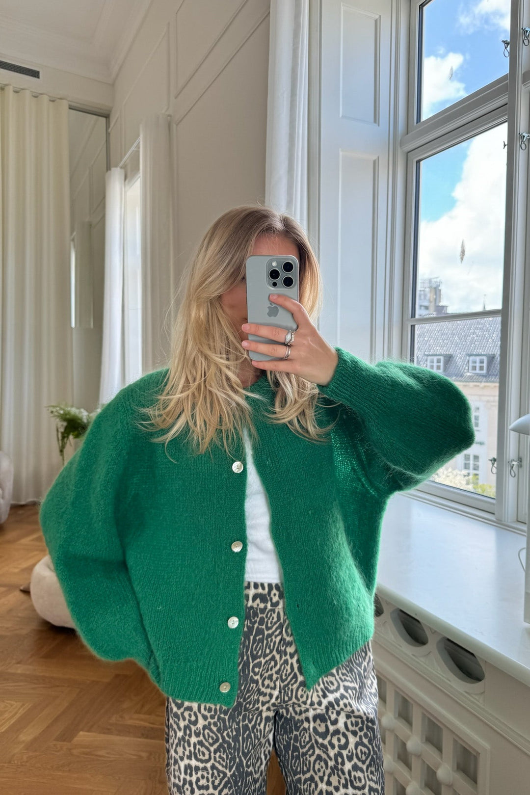 Idaic Cardigan Green | Genser | Smuk - Dameklær på nett