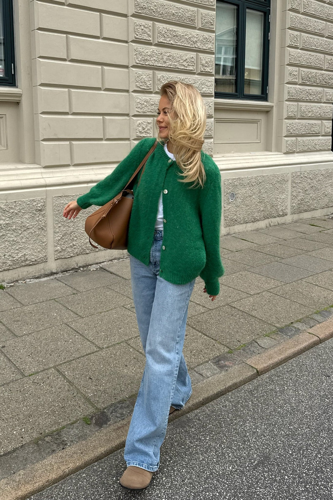 Idaic Cardigan Green | Genser | Smuk - Dameklær på nett