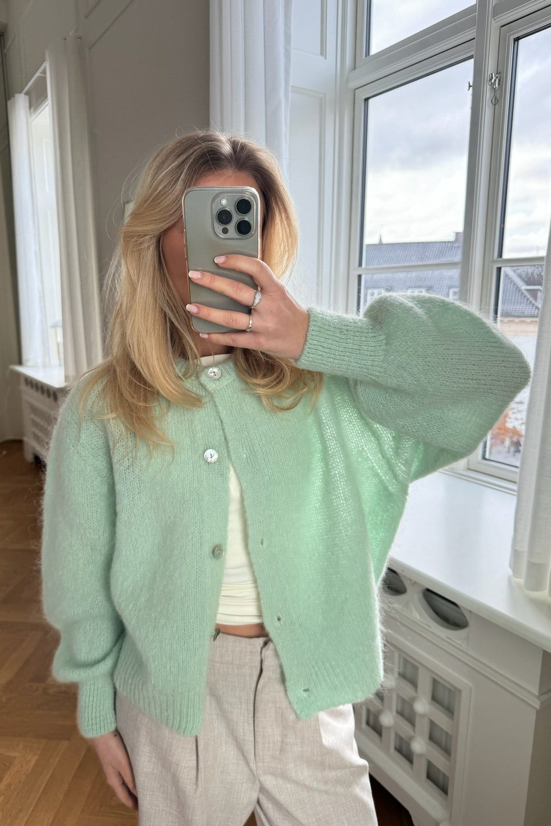 Idaic Cardigan Mint | Genser | Smuk - Dameklær på nett