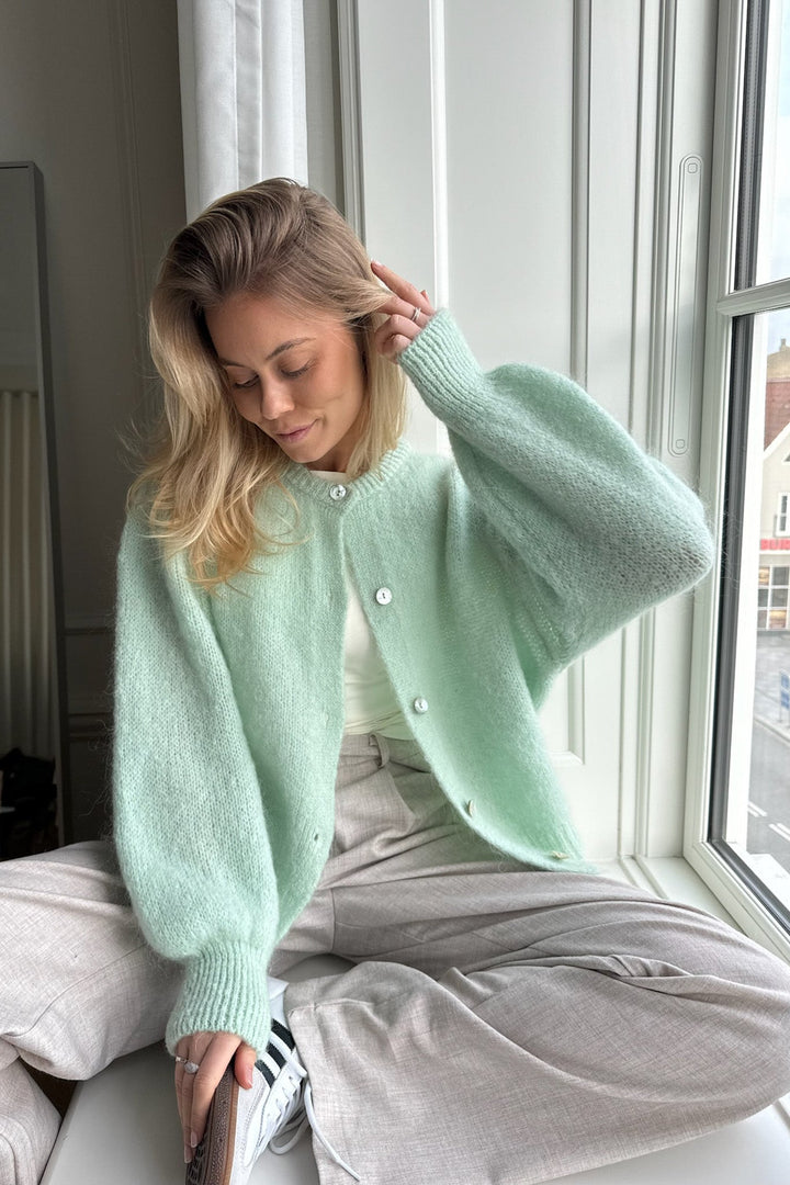 Idaic Cardigan Mint | Genser | Smuk - Dameklær på nett