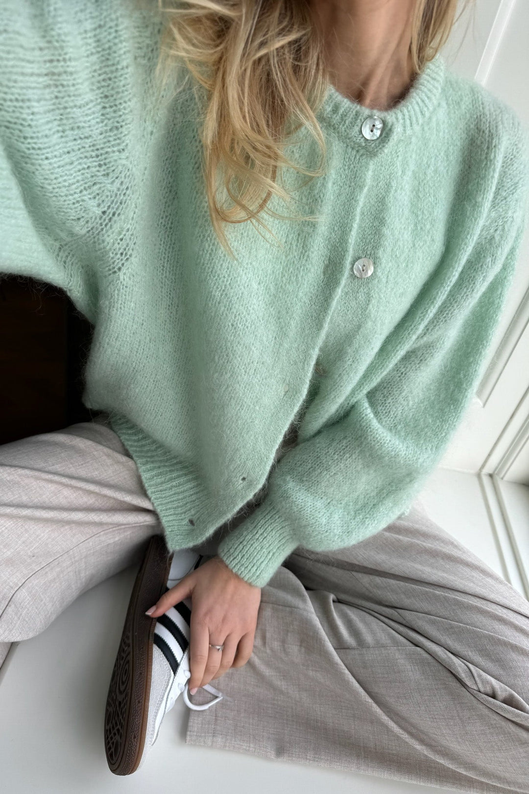 Idaic Cardigan Mint | Genser | Smuk - Dameklær på nett