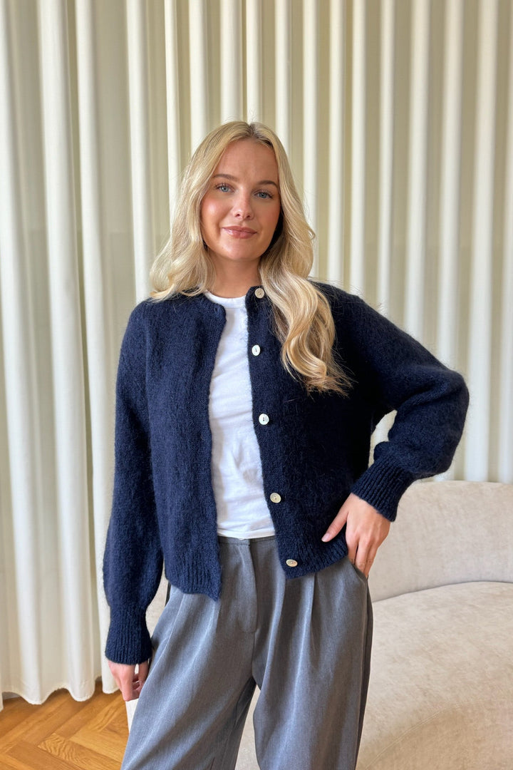 Idaic Cardigan Navy | Genser | Smuk - Dameklær på nett