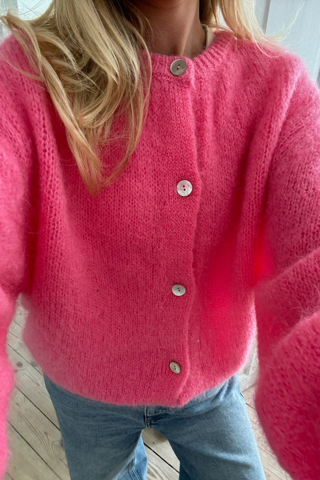 Idaic Cardigan Pink | Genser | Smuk - Dameklær på nett