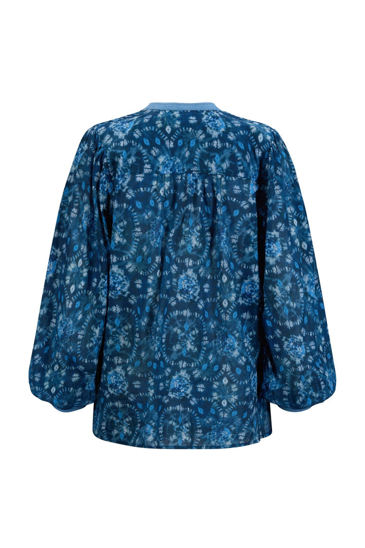 Indigo Casablanca Blouse Blue | Skjorter og bluser | Smuk - Dameklær på nett